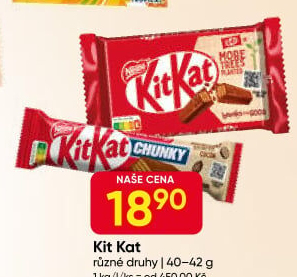 Tyčinka Kit Kat Nestlé