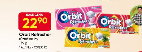 Žvýkačky Refreshers Orbit