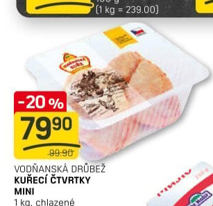 Kuřecí čtvrtky Vodňanské kuře
