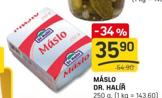Máslo Dr.Halíř