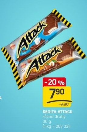 Oplatky Attack Sedita