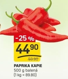Paprika červená kapie