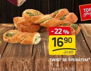 Pečivo Twister