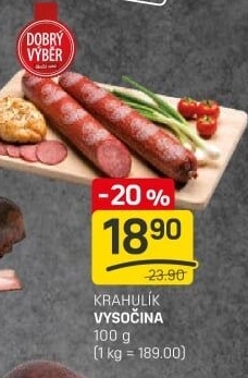 Salám vysočina Dobrý Výběr