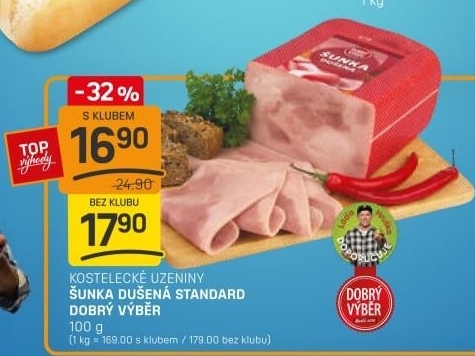 Šunka dušená standard Dobrý Výběr