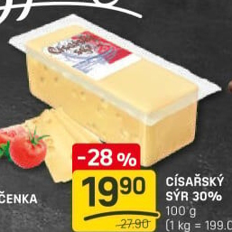 Sýr Císářský 30% Madeta