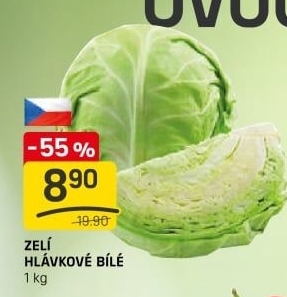 Zelí hlávkové bílé