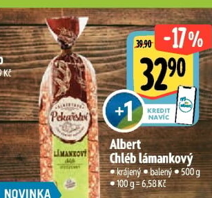 Chléb lámankový Albert