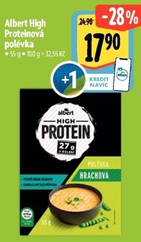 Instantní polévka proteinová Albert
