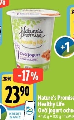Jogurt ovčí ochucený Healthy life Nature'