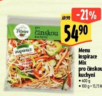Mix pro Čínskou kuchyni Menu inspirace Albert