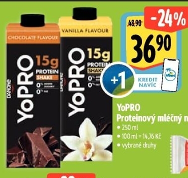 Mléčný proteinový nápoj Yopro