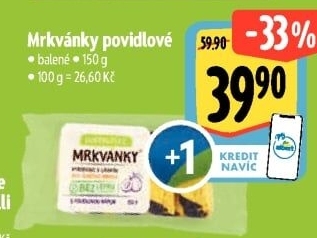 Mrkvánky s náplní bez lepku Hukvaldské Pekárna Martina