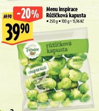 Růžičková kapusta Menu inspirace Albert