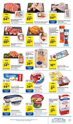 akční leták Tesco 14.1.2026-20.1.2026