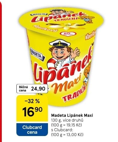 Dezert Lipánek Madeta