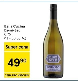 Frizzante Demi Sec Bella Cucina