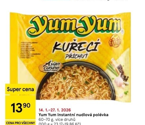 Instantní polévka YumYum