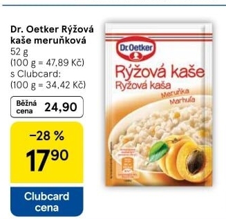 Kaše rýžová Dr. Oetker