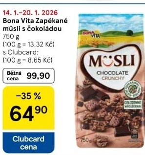Müsli zapékané Bonavita