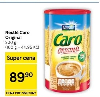 Nápoj instantní obilninový Caro Nestlé