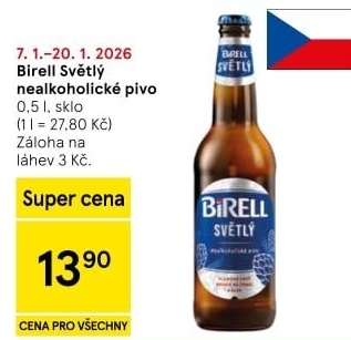 Nealkoholické pivo Birell