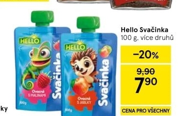 Ovocná kapsička Hello