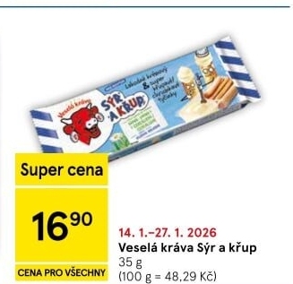 Sýr a křup Veselá kráva