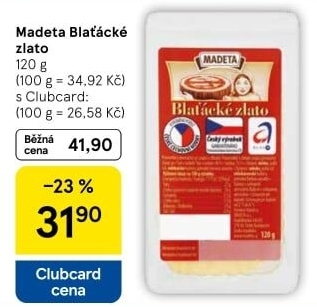 Sýr Blaťácké zlato Madeta