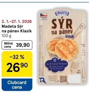 Sýr na pánev Madeta