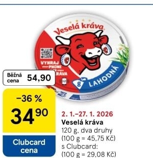 Sýr tavený Veselá kráva