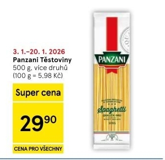 Těstoviny Panzani