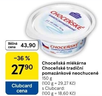 Tradiční pomazánkové Choceňské