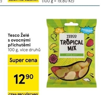 Želé bonbony Tesco
