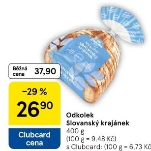 Chléb Slovanský krajánek Odkolek