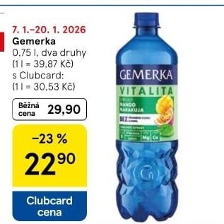 Funkční voda Gemerka
