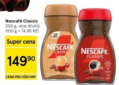Instantní káva Nescafé Classic