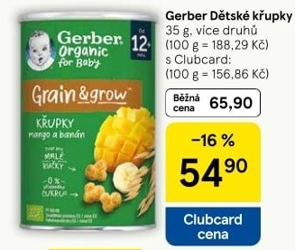 Křupky dětské bio Grain &amp