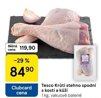 Krůtí stehna Tesco
