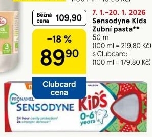 Pasta na zuby Pronamel Kids Sensodyne