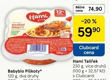 Příkrm Malý gurmán Hami