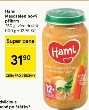 Příkrm masozeleninový Hami