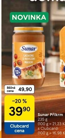 Příkrmy Sunar