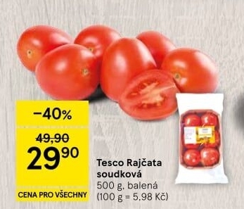 Rajčata soudková Tesco