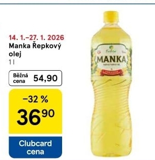 Řepkový olej Manka Fabio