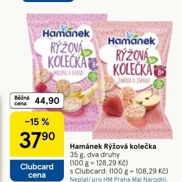 Rýžová kolečka Hamánek