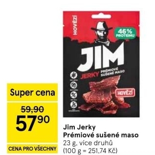Sušené maso Jim Jerky