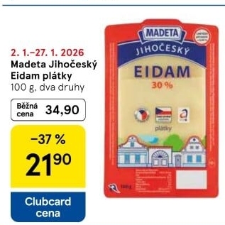 Sýr Eidam Jihočeský Madeta