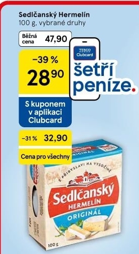 Sýr Hermelín Sedlčanský