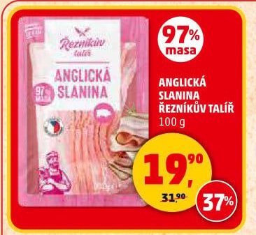 Anglická slanina Řezníkův talíř